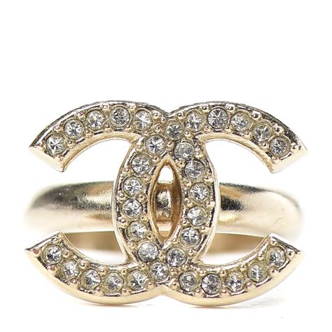 chanel ring cc gold|chanel diamond rings for women.